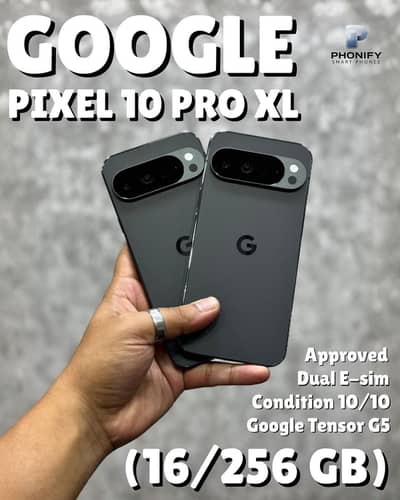 Google Pixel 10 Pro XL Approved PTA Approved Dual E-sim