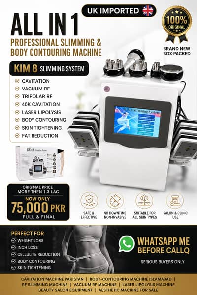 KIM 8 Slimming System | Cavitation Machine | Body Contouring Machine