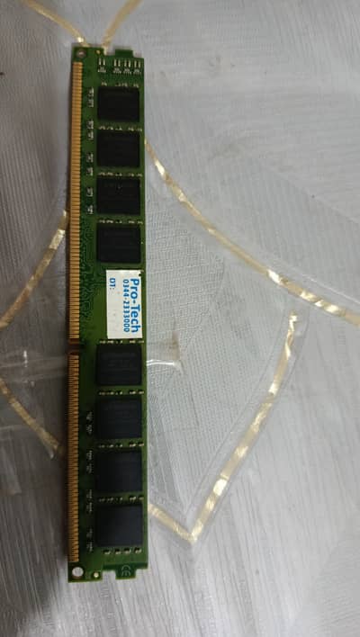 DDR3 RAM 8GB STICK, KINGSTON.