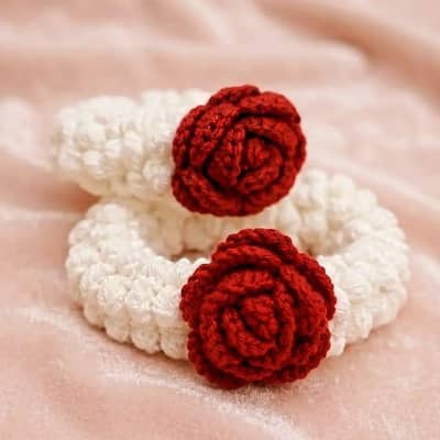 Handmade Beautiful Crochet Gajray | floral wrist gajra