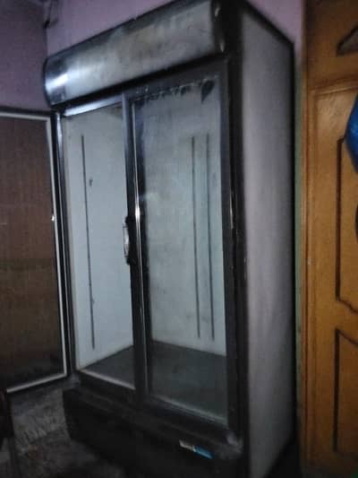 2 Door Commercial Chiller | Glass Door Refrigerator | Excellent Worki