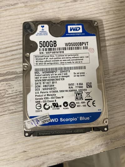 500gb hard drive