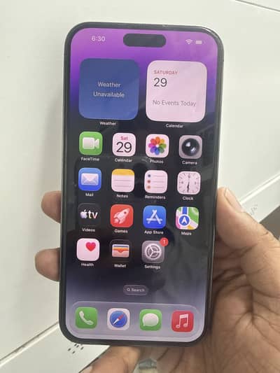 iPhone 14 Pro Max 256 PTA Physical Dual 87 Battery with Box