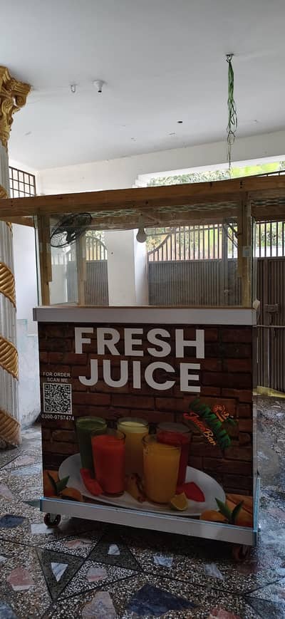Fresh Juice Bar Counter / Juice Cart – Complete Setup