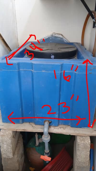 Water tanki 205 litter