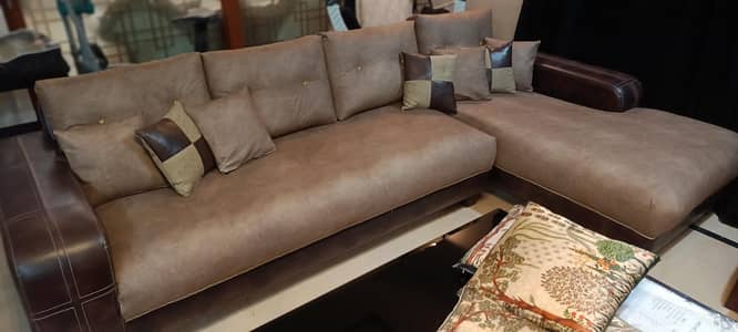 L shape sofa set 6 seats for sale