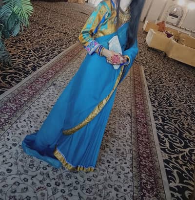 Brand New Premium Blue Saree