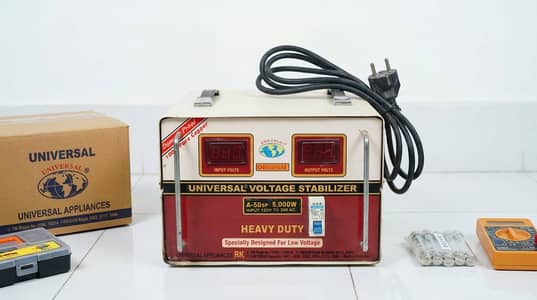 Universal 5000W Heavy Duty Voltage Stabilizer (Pure Copper)
