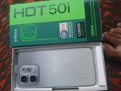 Infinix Hot 50i 6+4 Ram 128 Memory