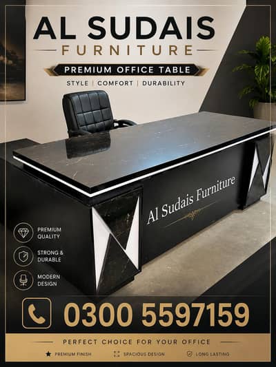 Office table side rack, Office staff desk, executive table chair sofa