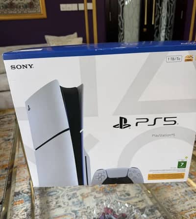 Ps5 slim disc edition 1 tb box packed brand new