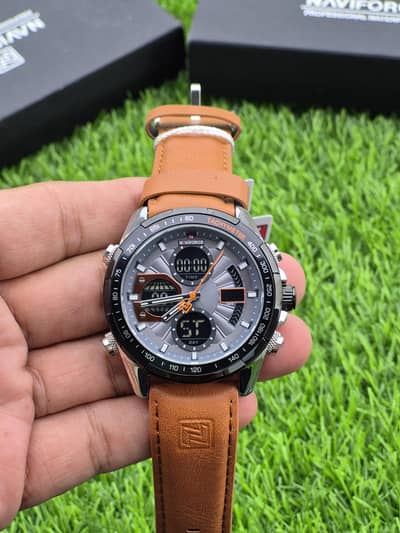 Navyforce Chronograph Dual Time Display Men's Watch