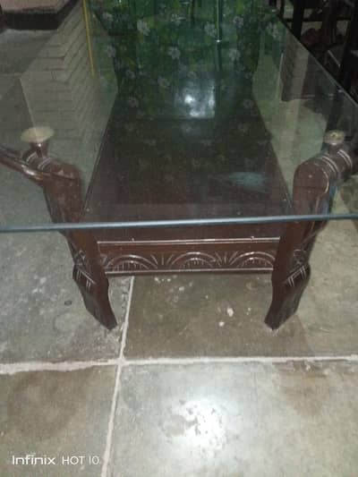 Center table with side table