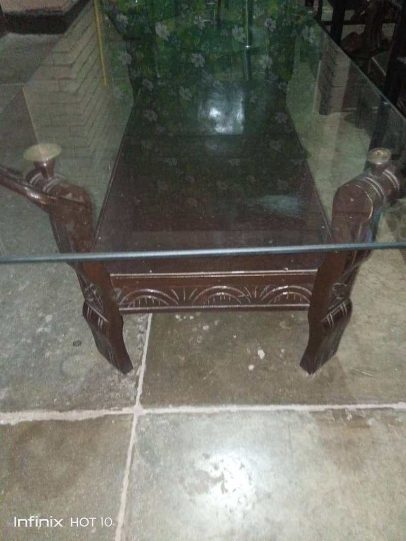 Center table with side table 0
