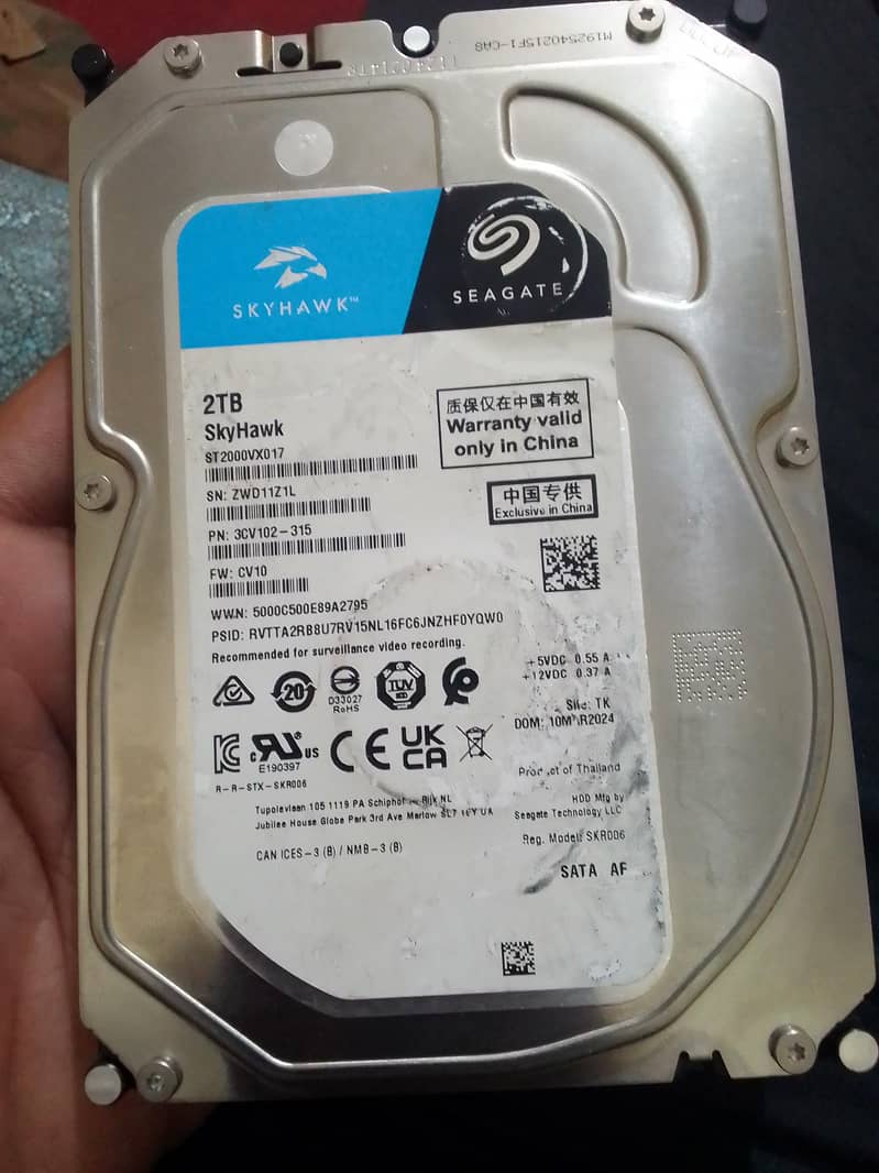 HDD 2000 gb 0