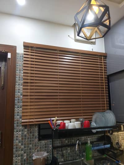 wooden blinds
