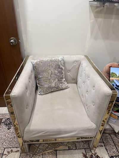 Golden brass Chairs