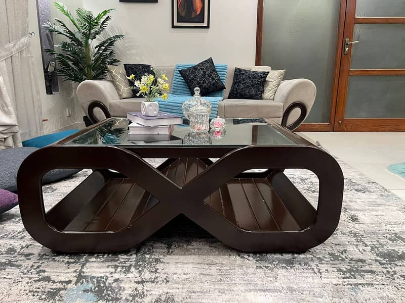 Premium Cherry sofa set with table 10