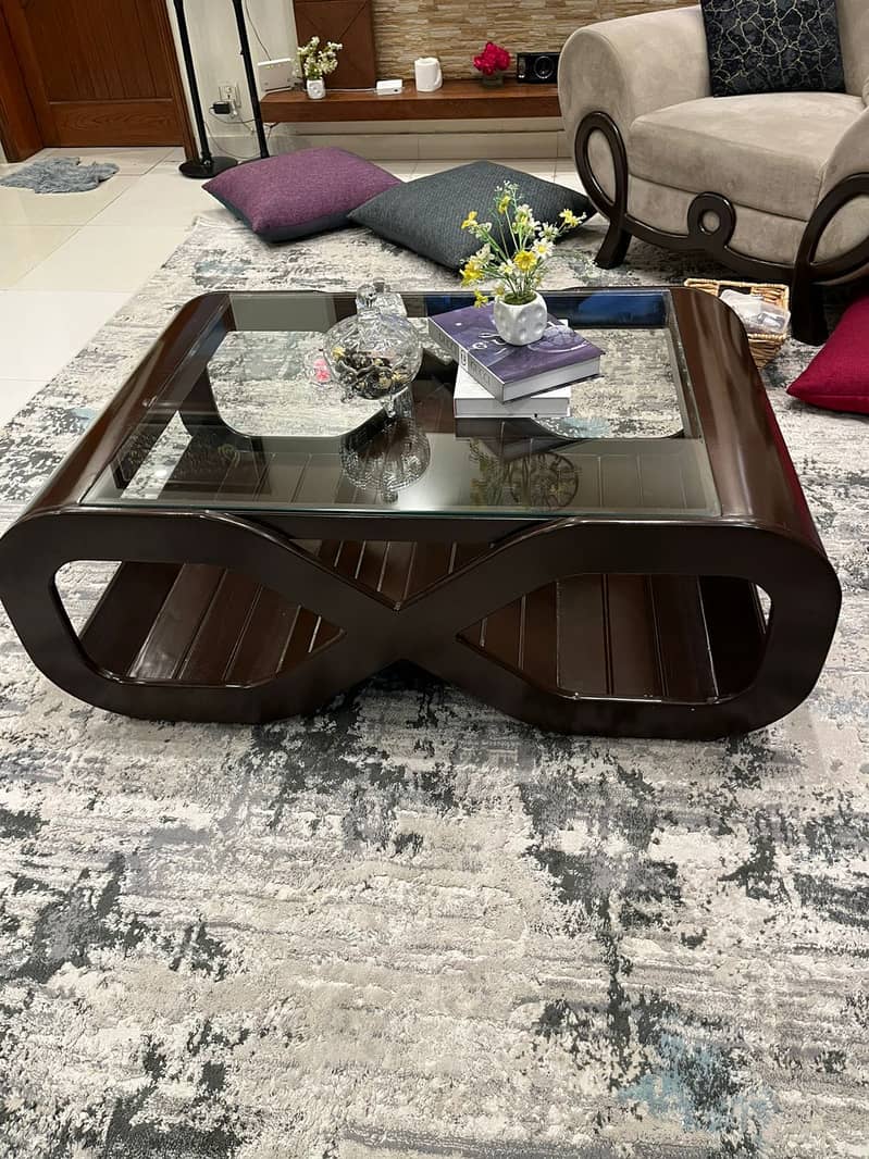 Premium Cherry sofa set with table 12