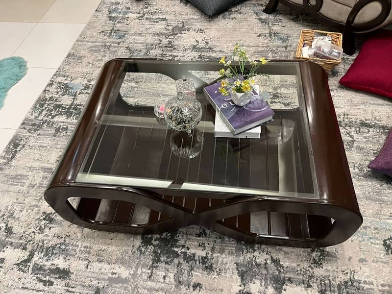 Premium Cherry sofa set with table 13