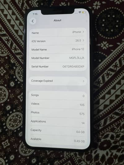 Apple iPhone 12 | 64 GB | FU | Non PTA