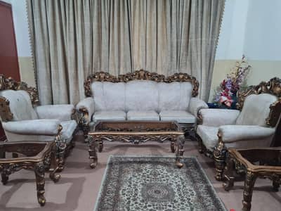 5 Seater Sofa with tables