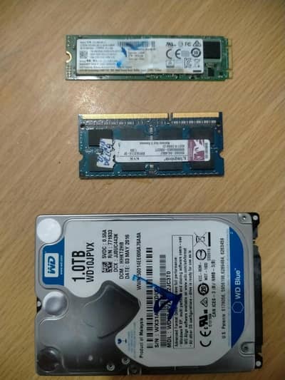 128 GB M2 SSD == 1 TB WD HDD == 4 GB Kingston RAM