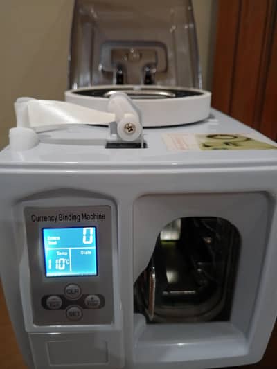 CURRENCY COUNTING AND BINDING MACHINE AS NEW