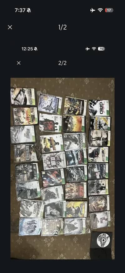 Xbox 360 games cd dvd