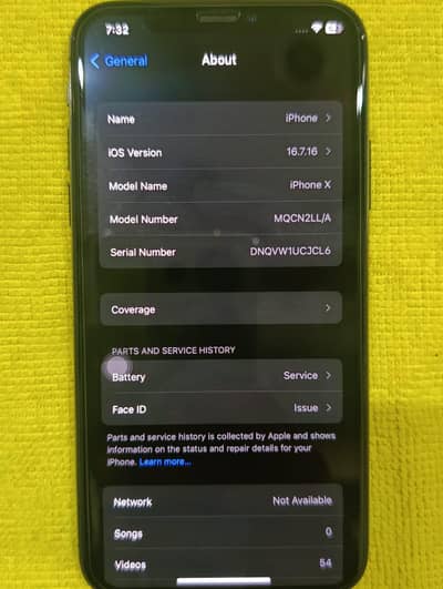 Apple iPhone X 256 gb