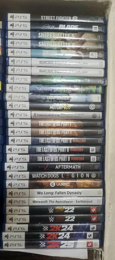 PS5 - PS4 - XBOX One - Used game Discs