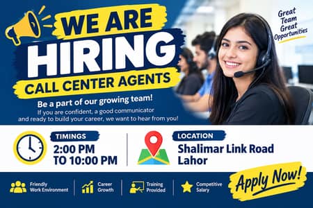 Need Staff for call center