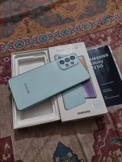 A73 5G With Box Official PTA Approved Physical Duel Sim