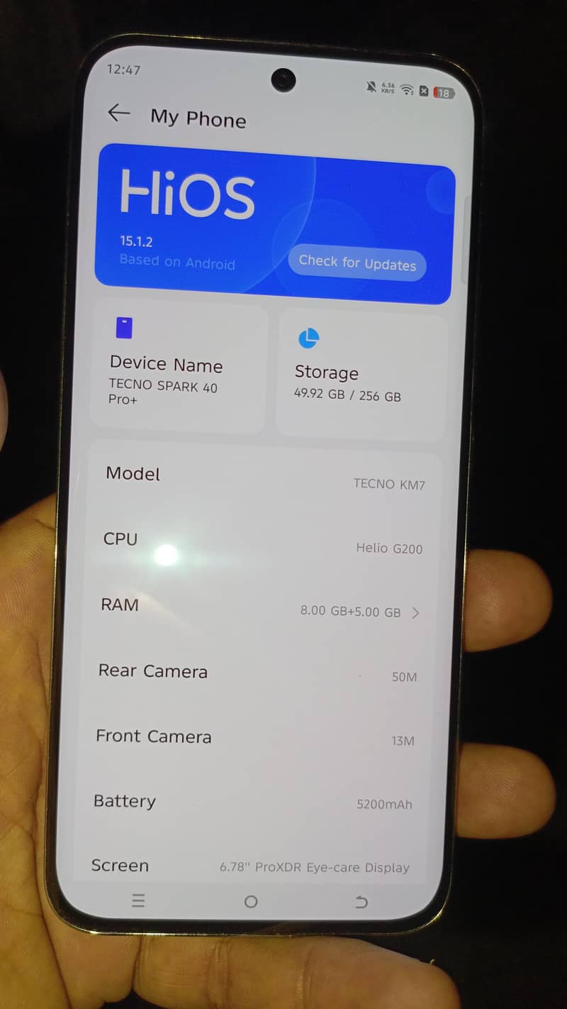 tecno spark 40 pro plus 5