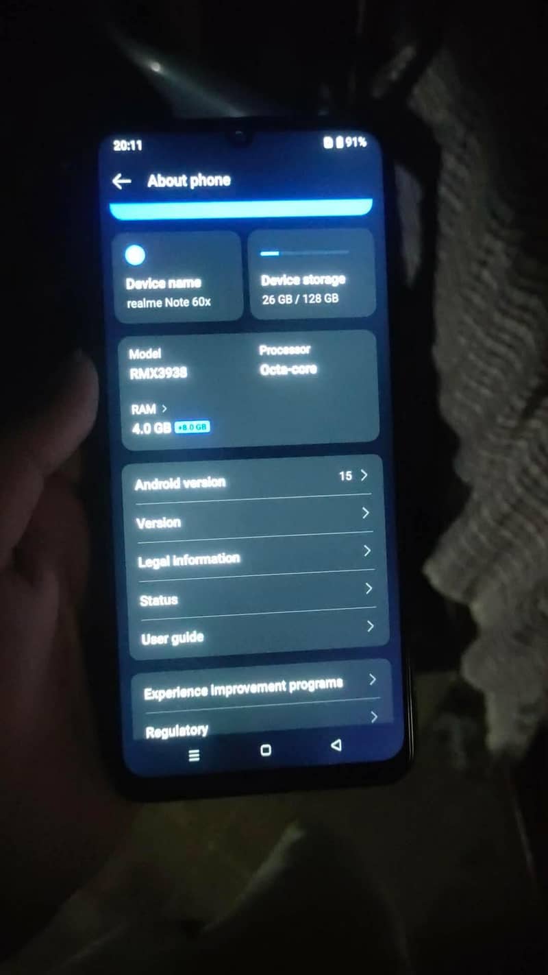 Realme Note 60x 0