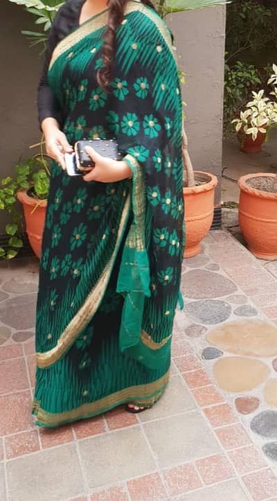 banasri chiffon saree