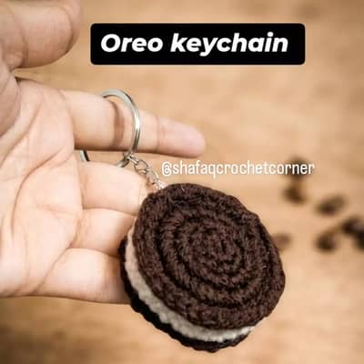 Crochet keychains
