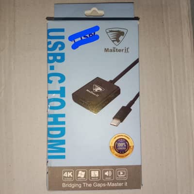Master it USB-C to HDMI Adapter | 4K 60Hz | PD Charging