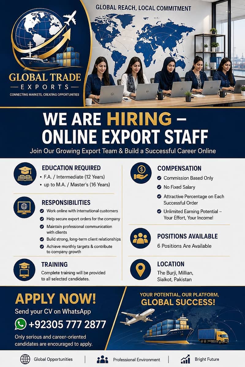 Online Customer Searching Female Staff Required | Only Females | Jobs 1