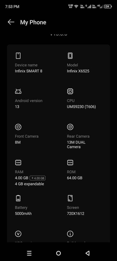 Infinix Smart 8 without Box