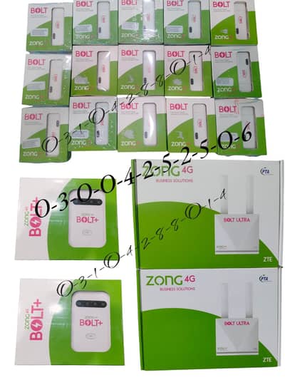 ZonG 4G Bolt Ultra Router USB CLOUD All Sim Support cod all pakiStan