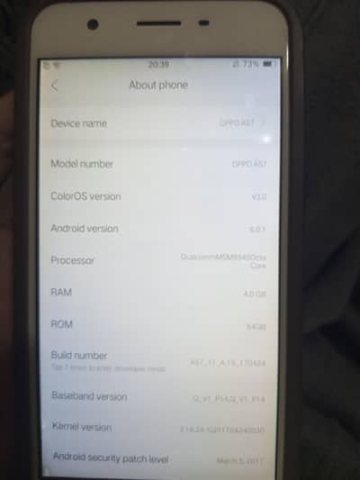 OPPO A57