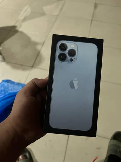 iPhone 13 Pro Max with box only back break total original mobile