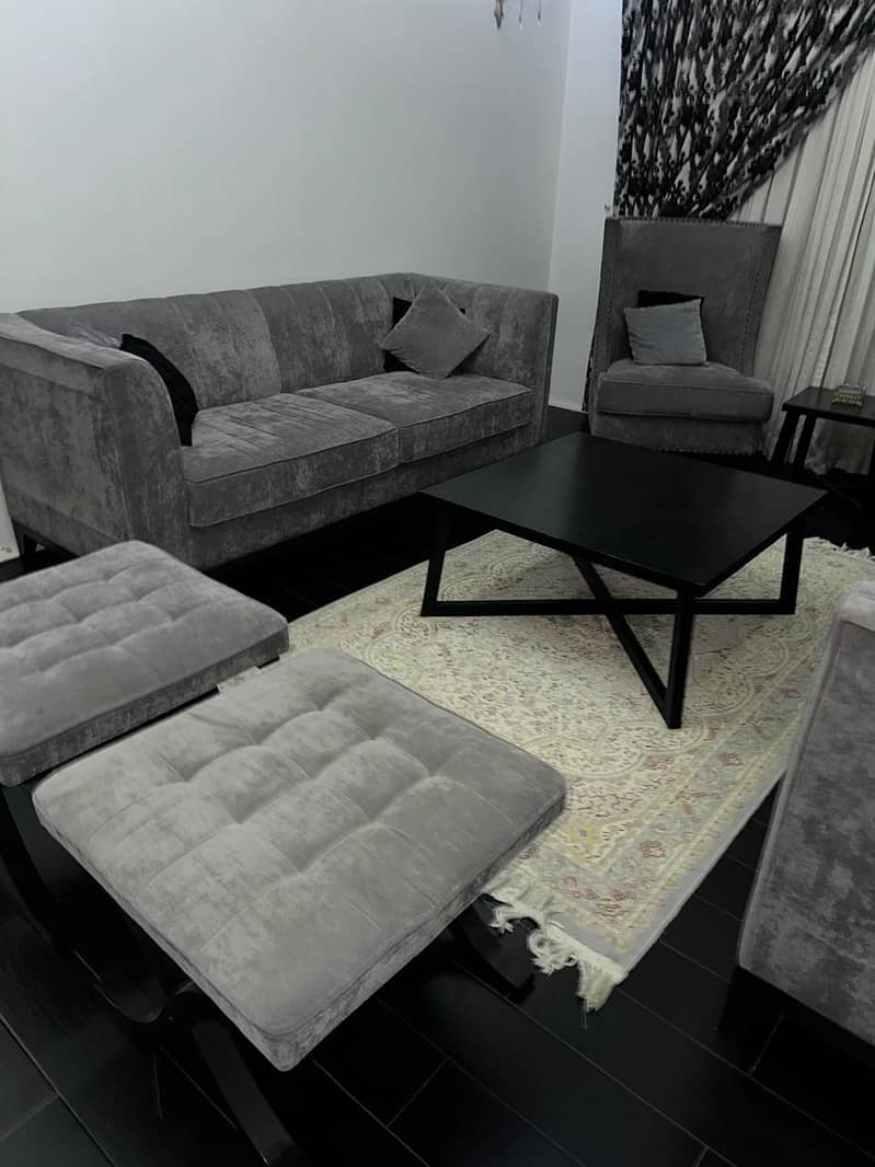 Eight seaters sofa with center Table 3