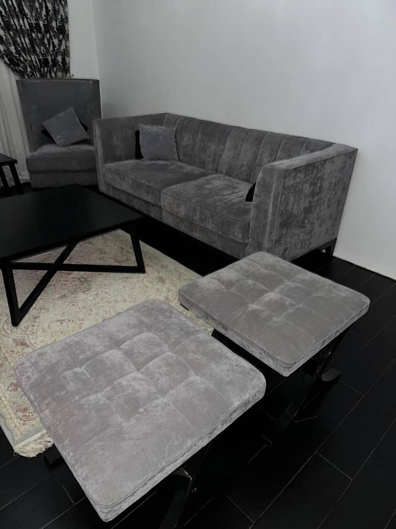 Eight seaters sofa with center Table 4