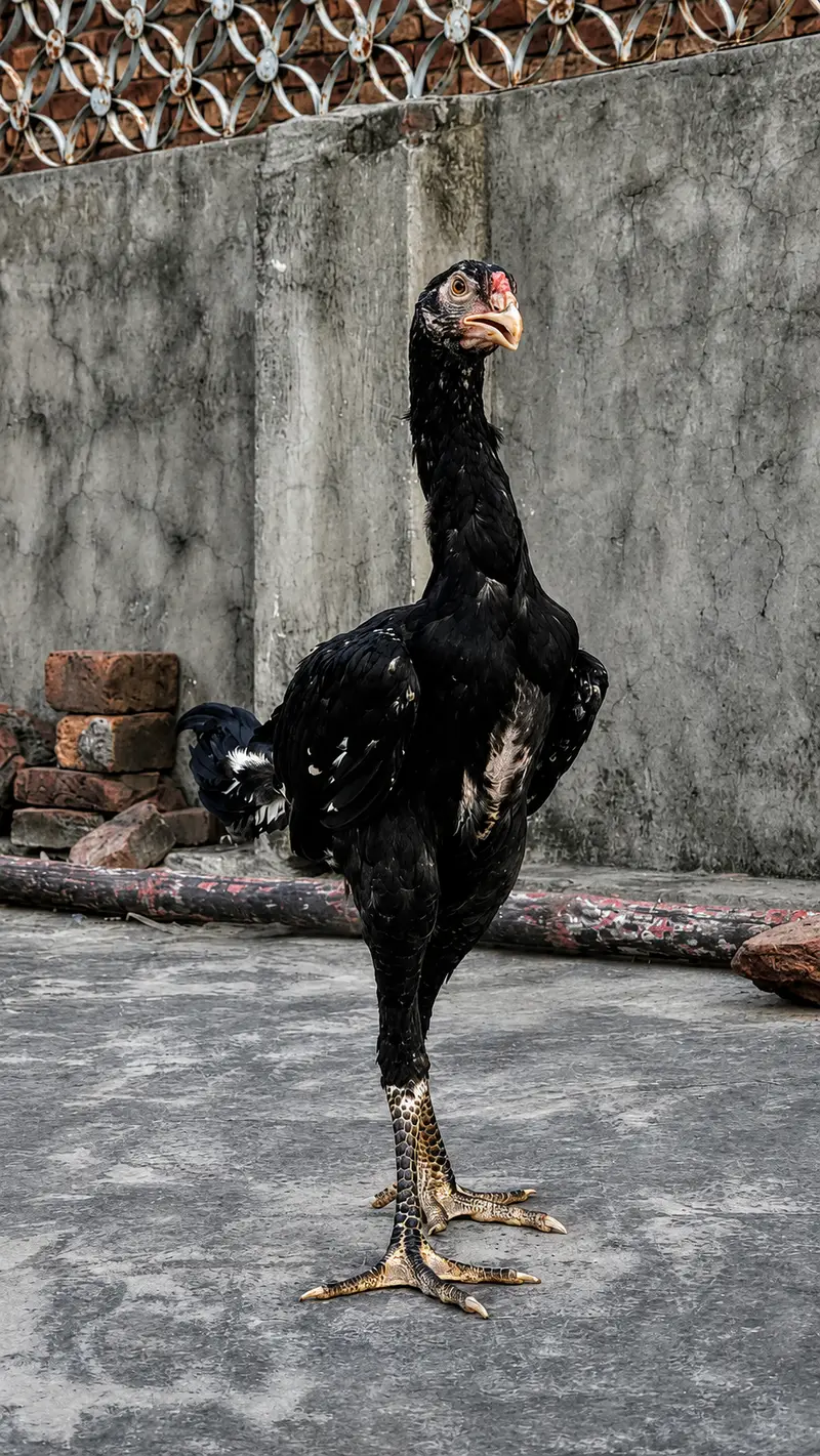 Black O-Shamo | Tall Long Neck | Premium Bird — photo 4