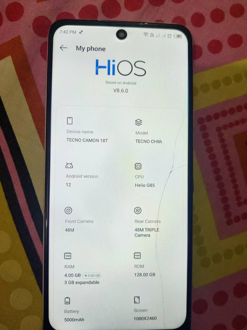 Tecno CAMON 18T 1