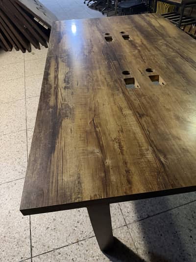 Work station solid wood frame triple sheet