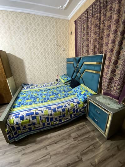 Luxury Bed with 2 Side Tables