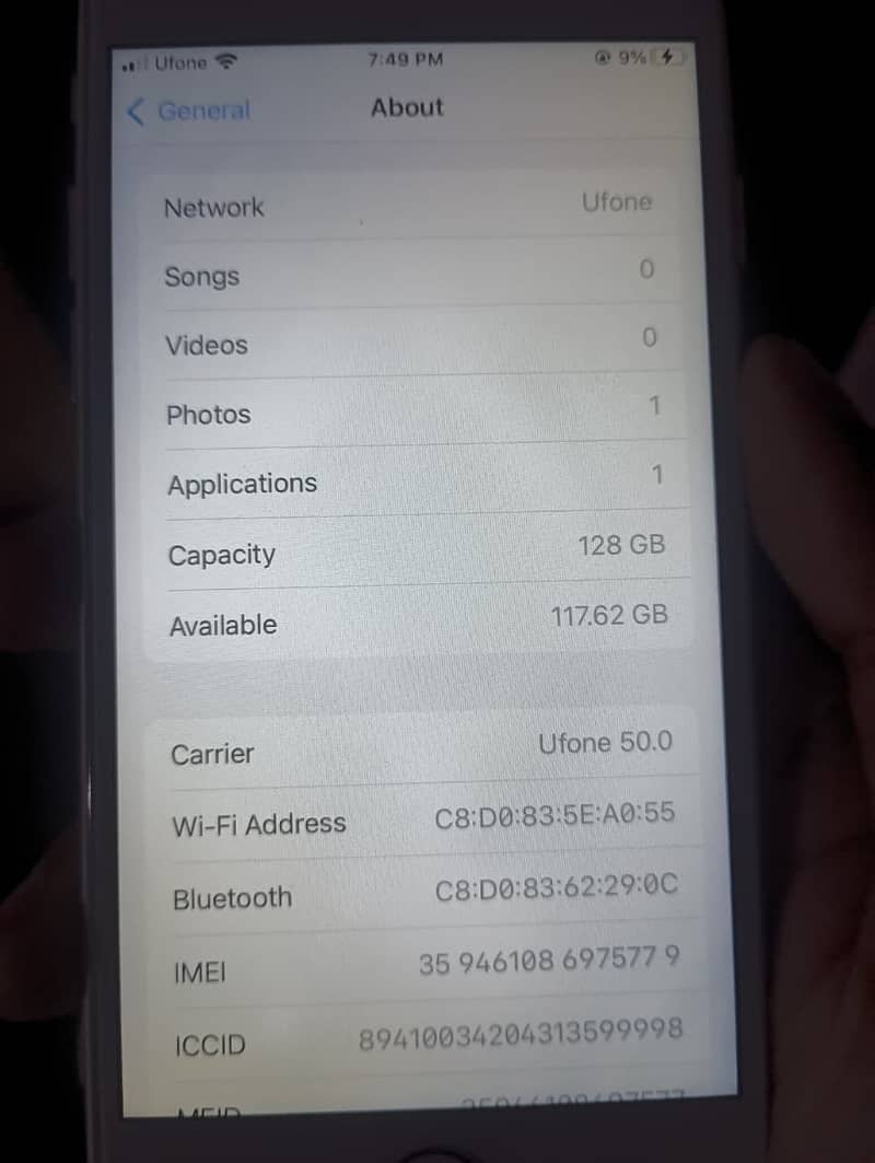 Apple iPhone 7 Sim Working (Exchange Possible) 2